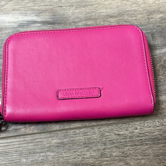 Vera Bradley pink wallet wristlet - Picture 2 of 9